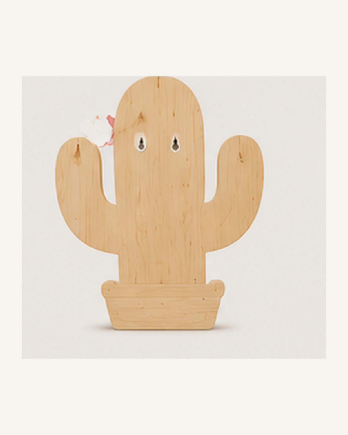 Lampe Cactus ORAWOOD, vue arrière montrant les fixations murales