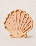 Lampe veilleuse Coquillage ORAWOOD en pin massif, éteinte