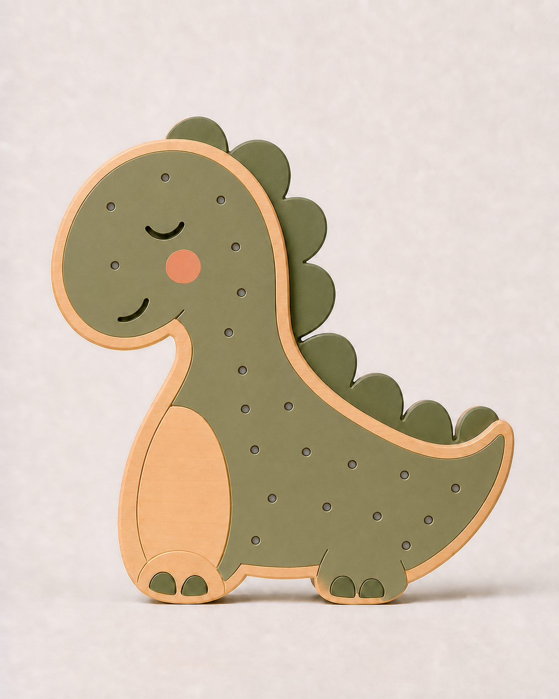Lampe veilleuse Dinosaure ORAWOOD en pin massif, éteinte