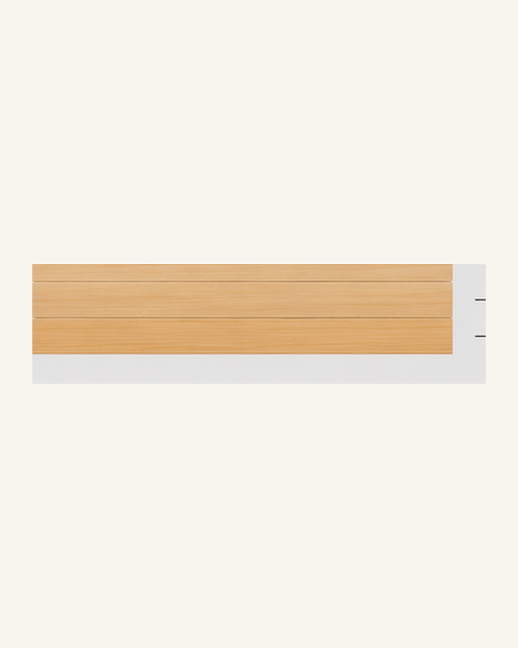 Lampe Escargot ORAWOOD, détail de la construction en trois couches
