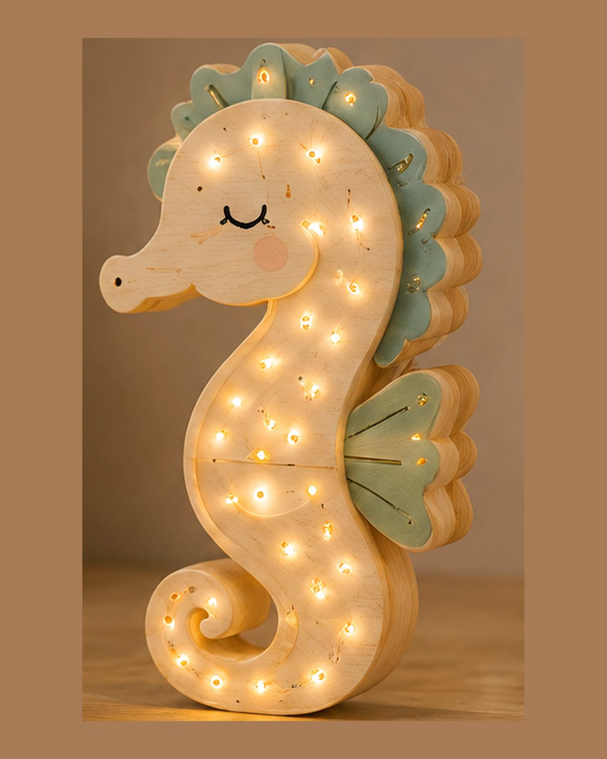 Lampe Hippocampe ORAWOOD, vue principale