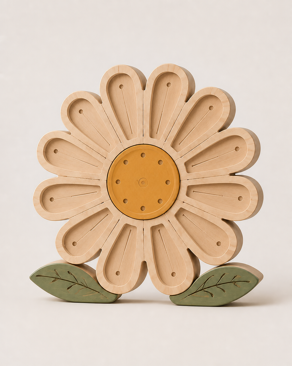 Lampe veilleuse Marguerite ORAWOOD en pin massif, éteinte