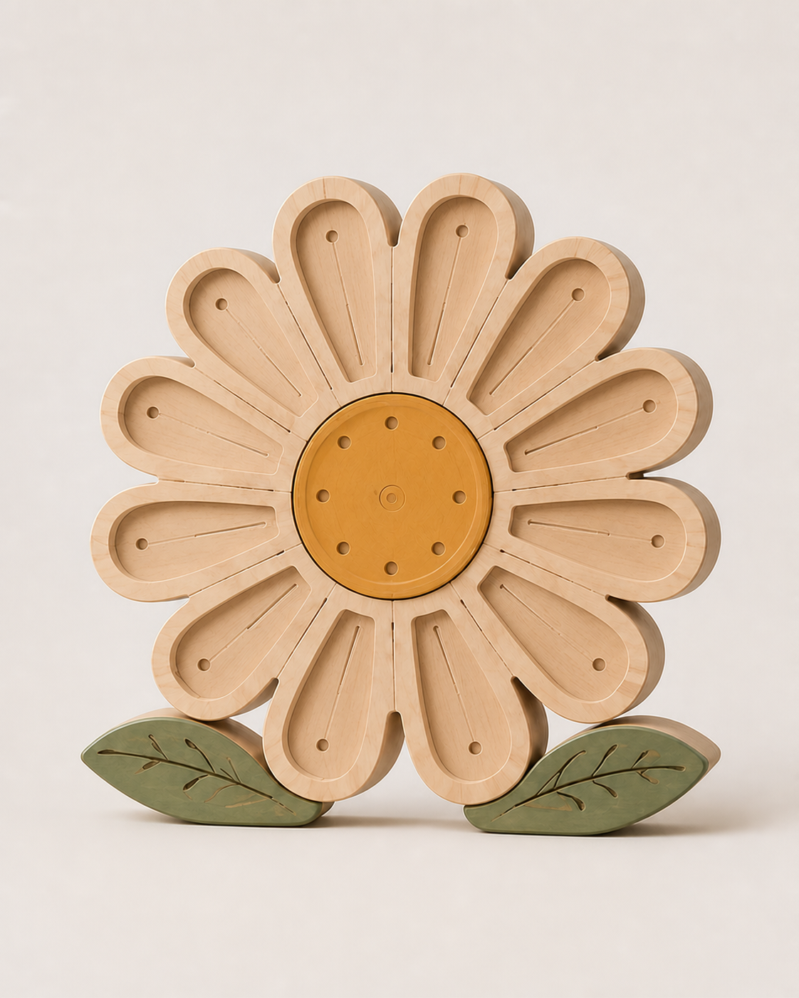 Lampe veilleuse Marguerite ORAWOOD en pin massif, éteinte