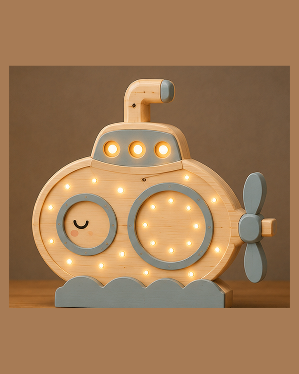 Lampe Sous-marin ORAWOOD, vue principale
