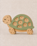 Lampe veilleuse Tortue ORAWOOD en pin massif, éteinte