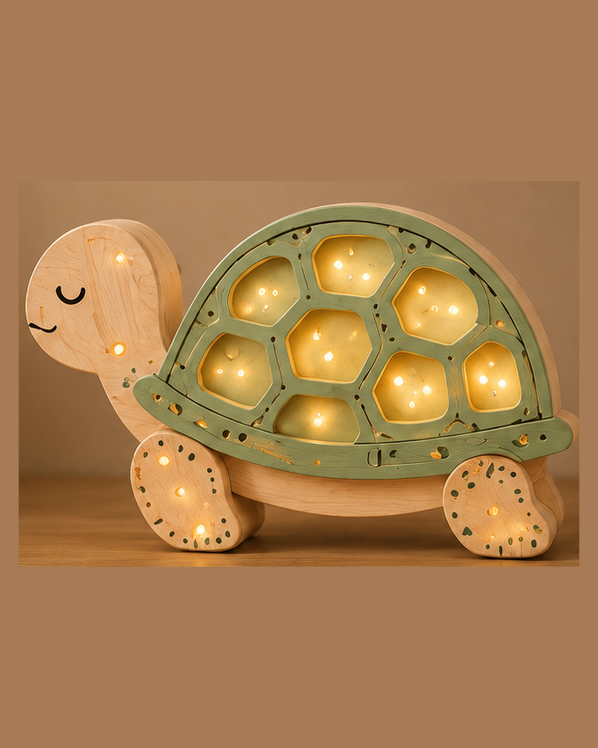 Lampe Tortue ORAWOOD, vue principale